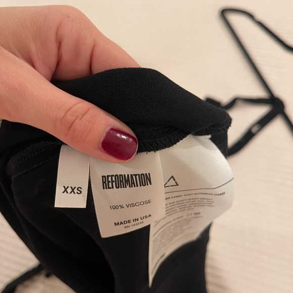 Reformation Floral long sleeve mini dress size XXS - Picture 4 of 4